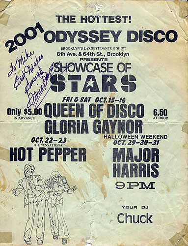 2001 Odyssey Gloria Gaynor