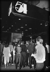 People hoping to get into Studio 54