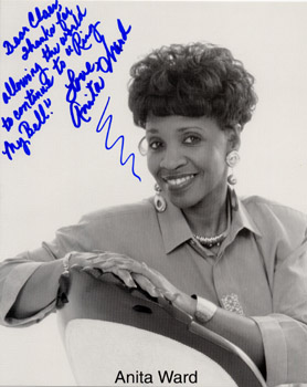 Anita Ward - Dear Claes -discoguy- Thanks for allowing the world to continue to 'Ring my bell' - Love Anita Ward