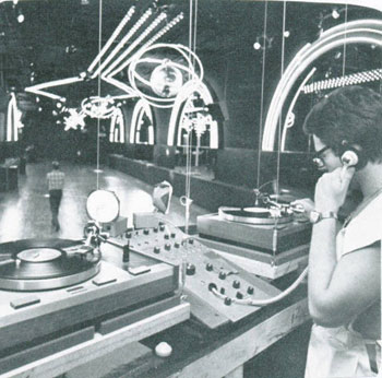 Bobby DJ in the Infinity DJ booth