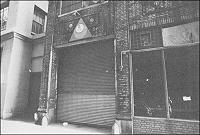 Paradise Garage entrance in 1977-78