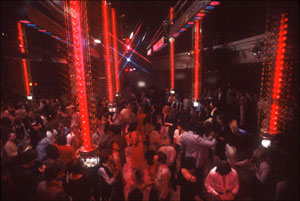 Studio 54 - Dancefloor from the DJ booth