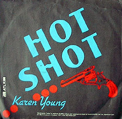 Karen Young - Hot Shot single cover