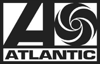 Atlantic Black and White Logo