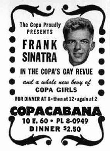 Frank Sinatra at the Copacabana