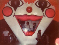 FunHouse clown DJ booth