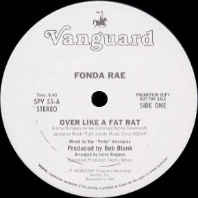 Fonda Rae - Over like a fat rat 12inch single