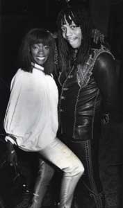 Geraldine with Rick James