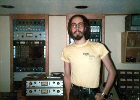 John in the studio