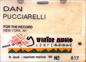 Winter Music Conference 1990 badge