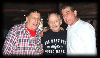 Barry Lederer and WestEnd Records Mel Cheren visit Pooch playing at Cielo in 2006