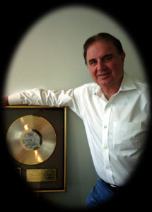 Ken Cayre with Gold Record